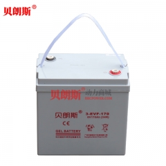 3-EVF-170/6V170Ah膠體動力電池廠商 適用觀光車、游光游覽車用鉛酸免維護電瓶
